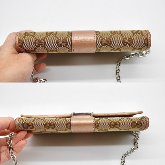 🍓GUCCI GG Envelop Canvas Wallet - Picture 11 of 14